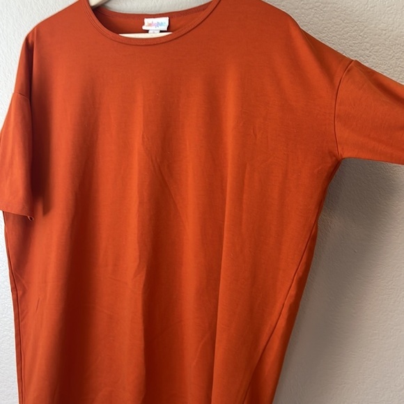 Lularoe Oversized Tee Shirt Orange size Small - Picture 4 of 6